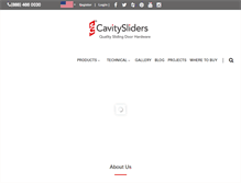 Tablet Screenshot of cavitysliders.com