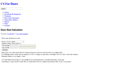 Desktop Screenshot of calculator.cavitysliders.com.au
